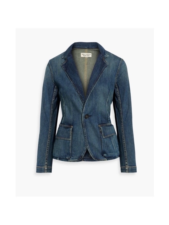 Nili Lotan Jackets & Blazers - Nili Lotan Women's Denim Blazer Jacket - Blue Sz 4